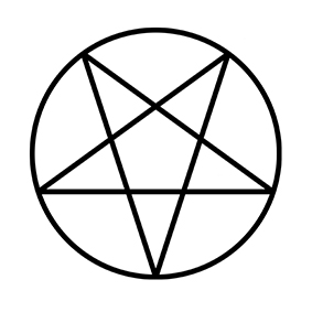Símbolos satánicos: Pentagrama Invertido