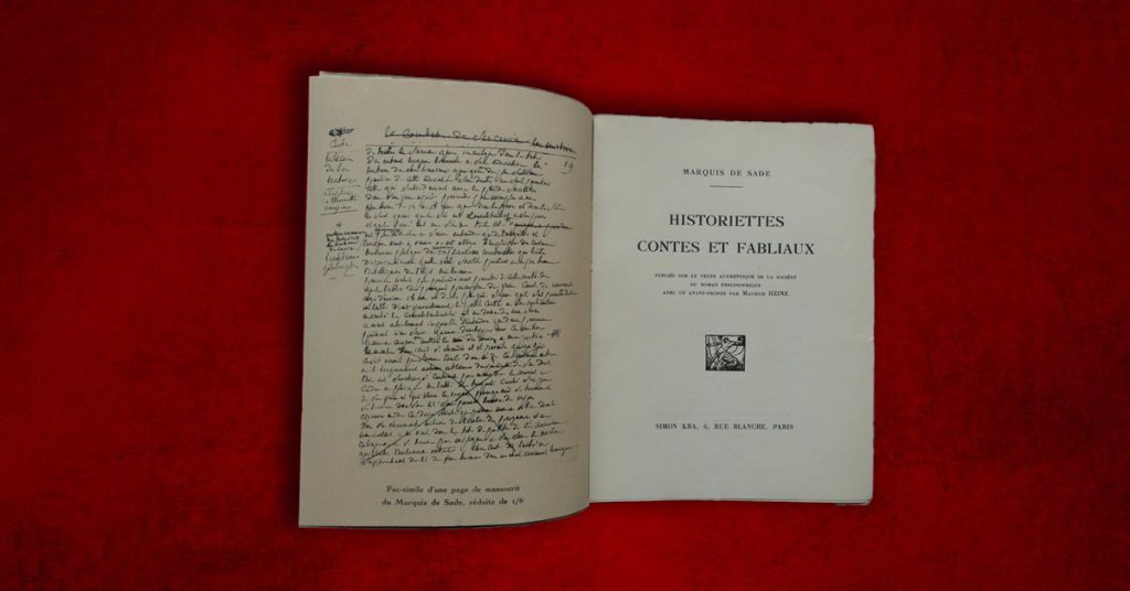 Cuentos del Marqués de Sade