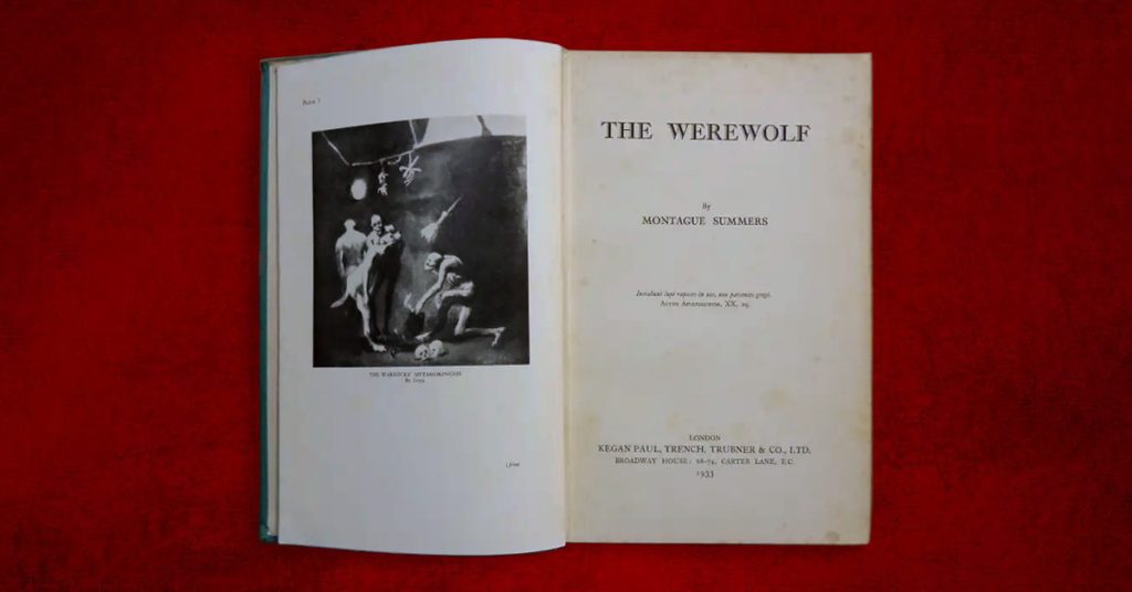 El Hombre Lobo, por Montague Summers