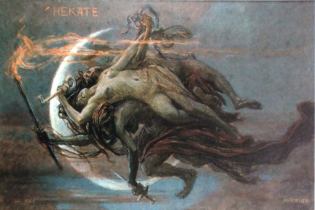 Hécate, por Maximilian Pirner, 1901.