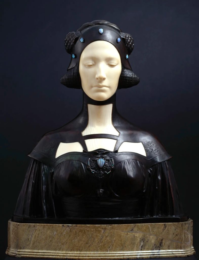 Escultura Lamia, por Sir George Frampton, 1899-1900.