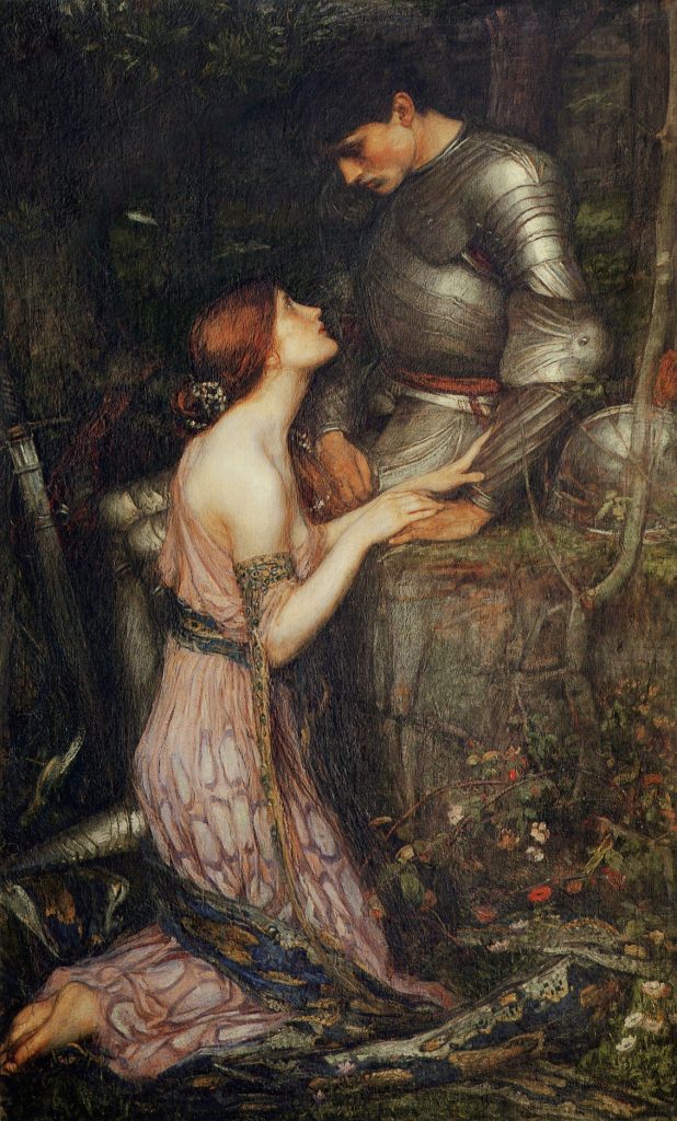 Lamia y el soldado, por John William Waterhouse, 1905.