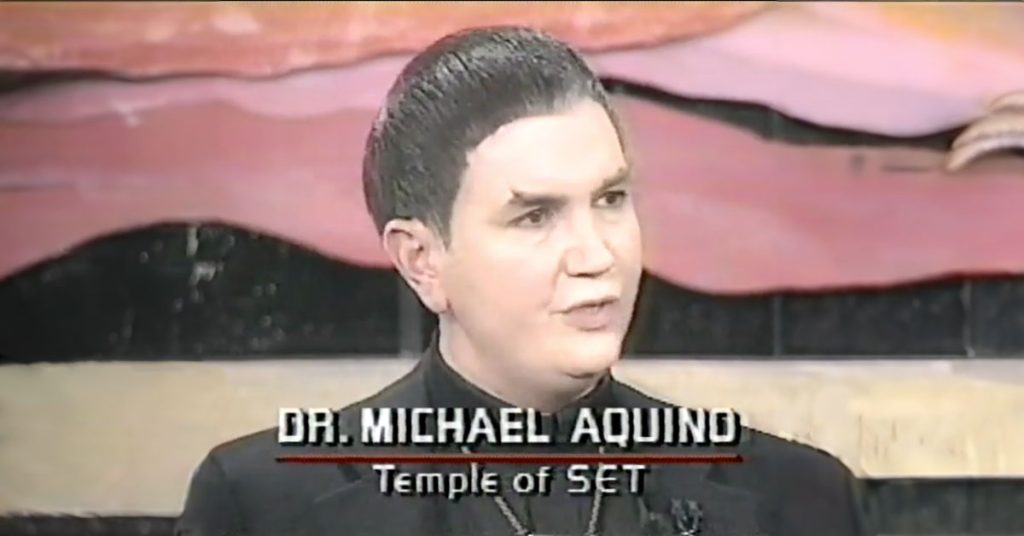 Michael Aquino Y El Templo De Set Iglesia De Sat n